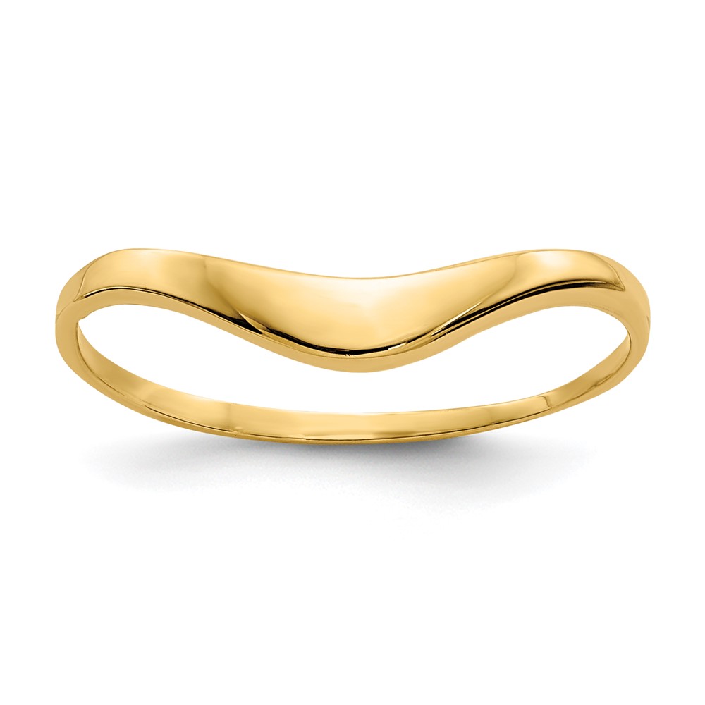 10K Polished Dome Ring (10R385)