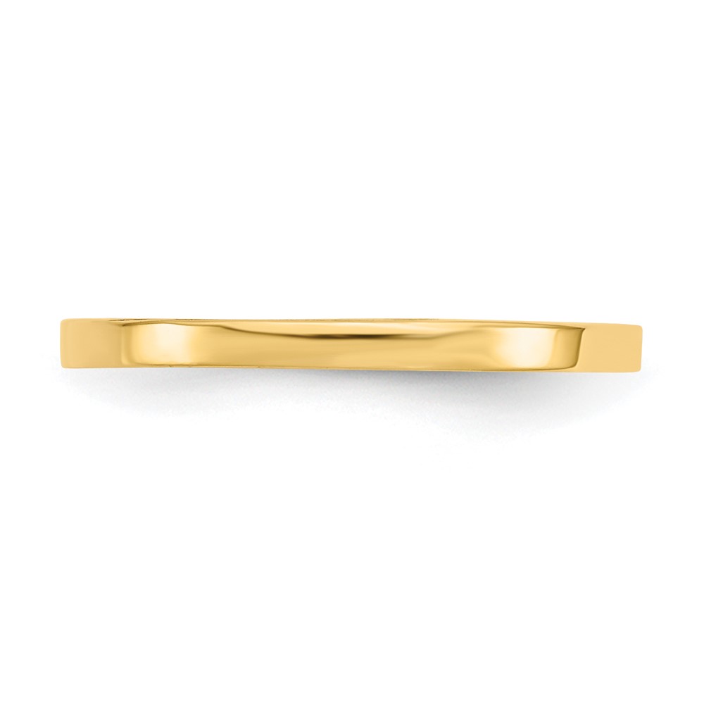 10K High Polished Band Childs Ring (10R535)