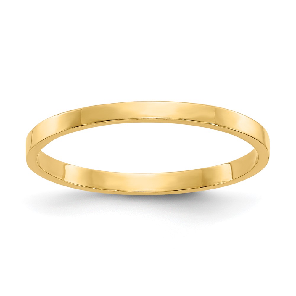 10K High Polished Band Childs Ring (10R535)