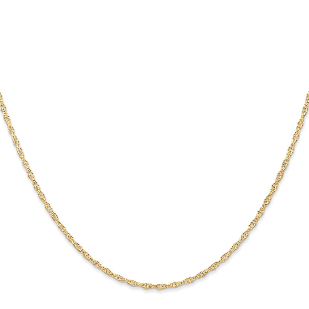 14K 1.35mm Carded Cable Rope Chain (10RY-22)