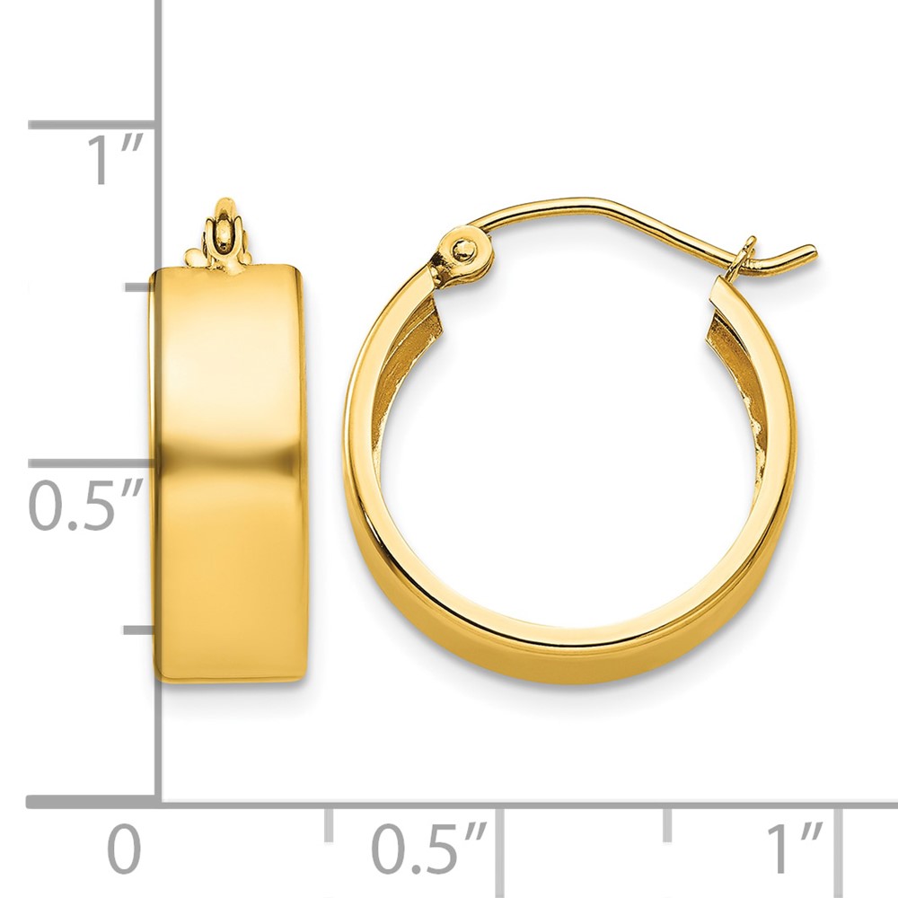 10k Hoop Earrings (10S1163)