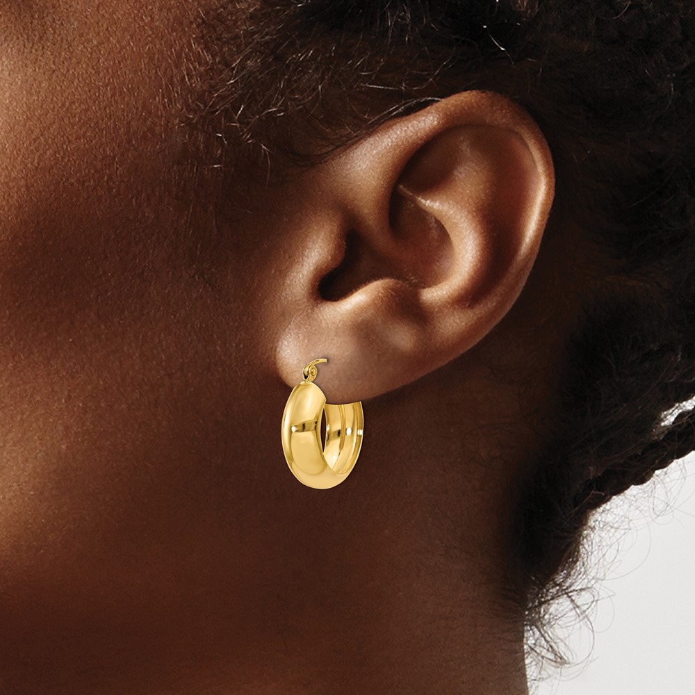 10k Hoop Earrings (10S1165)