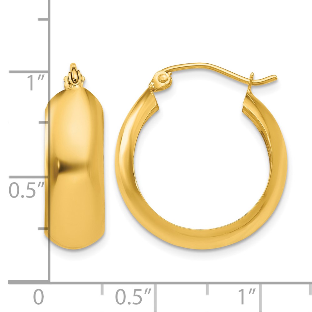 10k Hoop Earrings (10S1167)