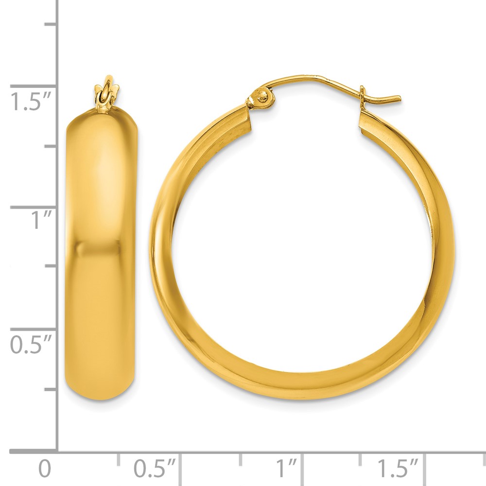 10k Hoop Earrings (10S1168)