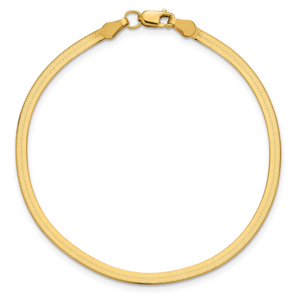 10k 2.5mm Silky Herringbone Chain (10SK020-7)