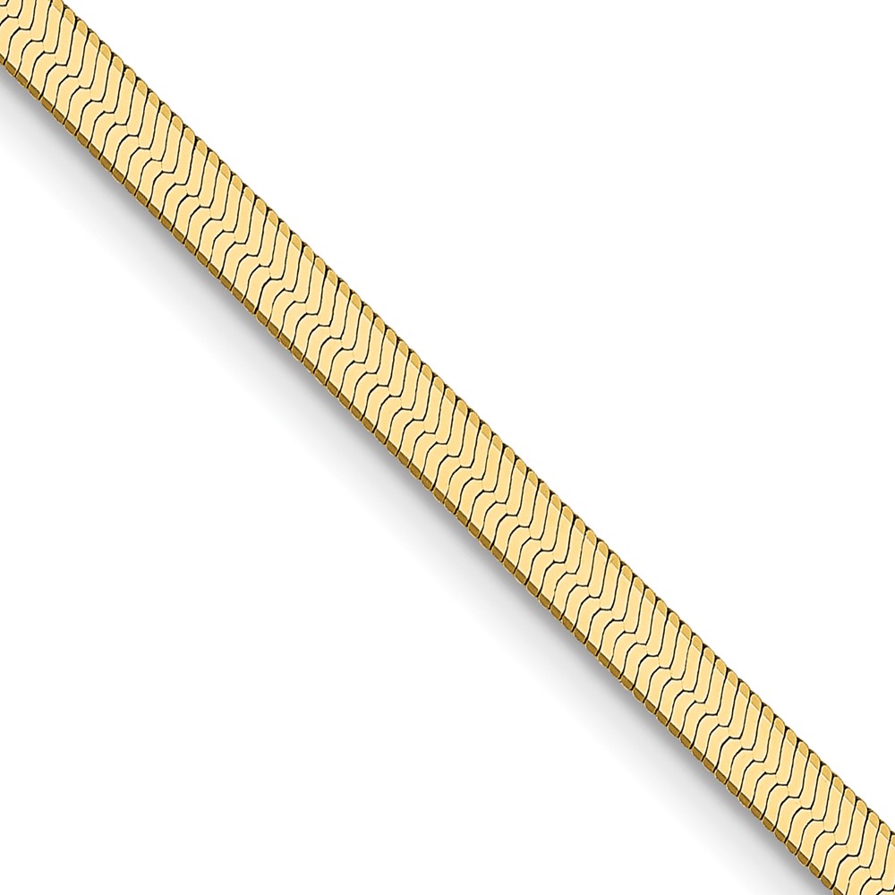 10k 2.5mm Silky Herringbone Chain (10SK020-16)