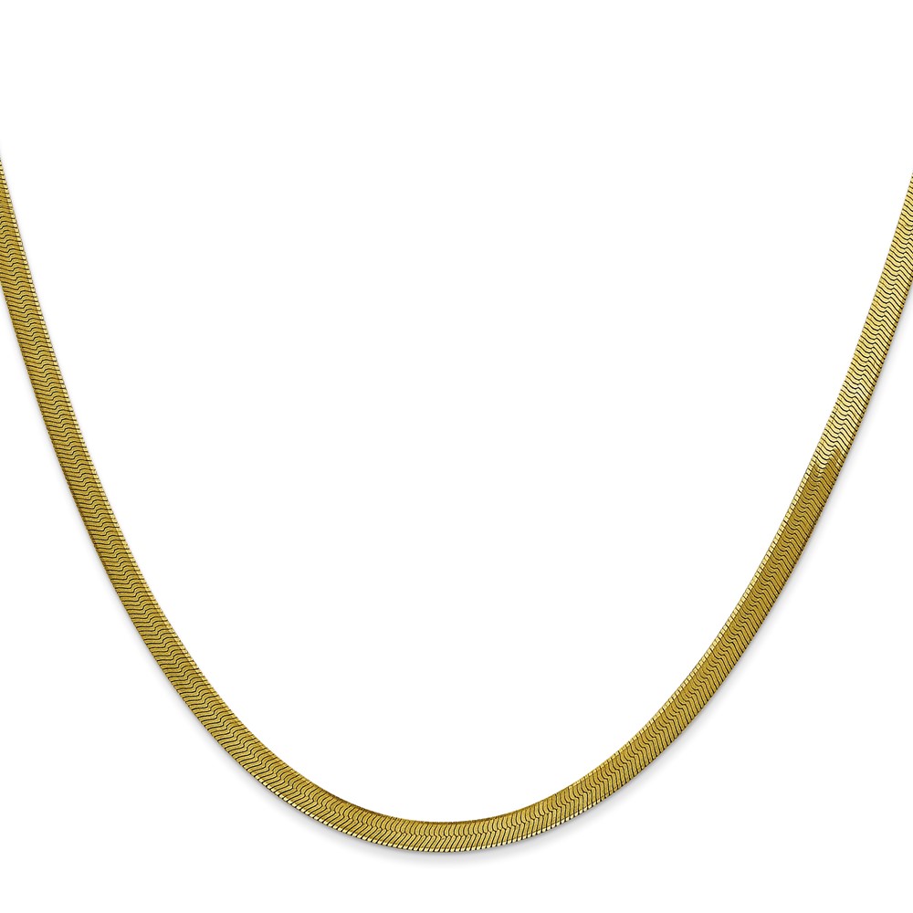 10k 3mm Silky Herringbone Chain (10SK025-16)