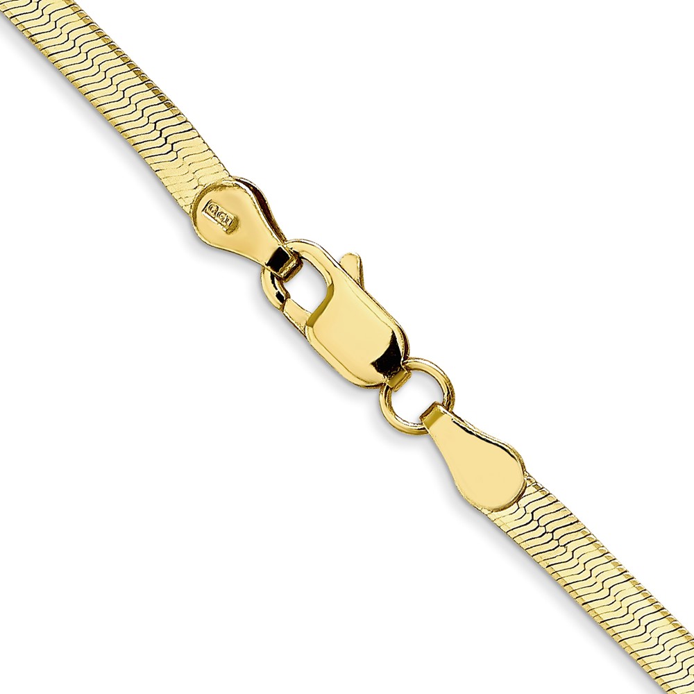 10k 3mm Silky Herringbone Chain (10SK025-16)