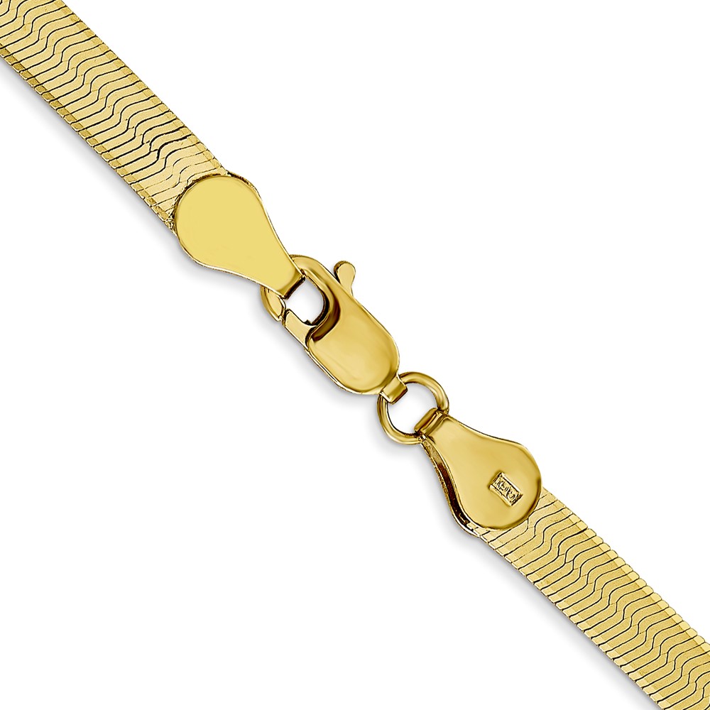 10k 4mm Silky Herringbone Chain (10SK040-24)