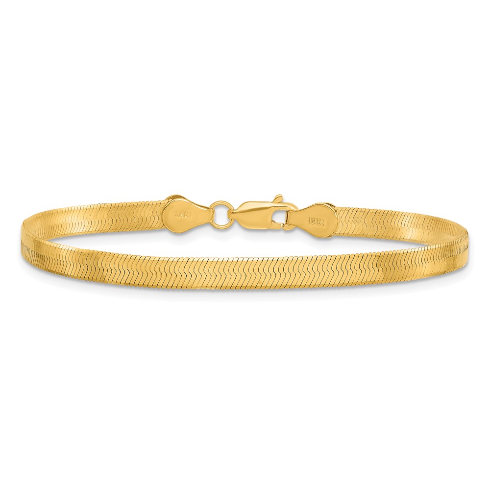 10k 4mm Silky Herringbone Chain (10SK040-7)