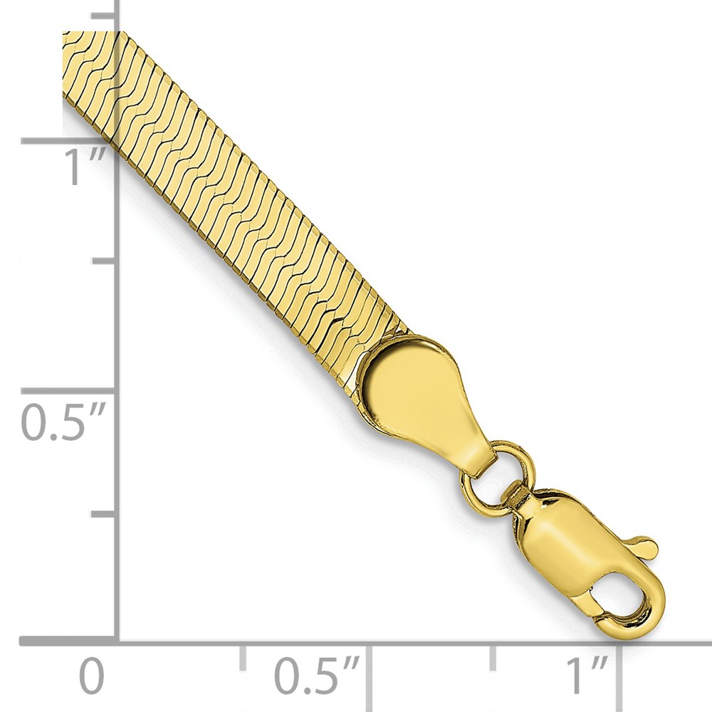 10k 4mm Silky Herringbone Chain (10SK040-7)