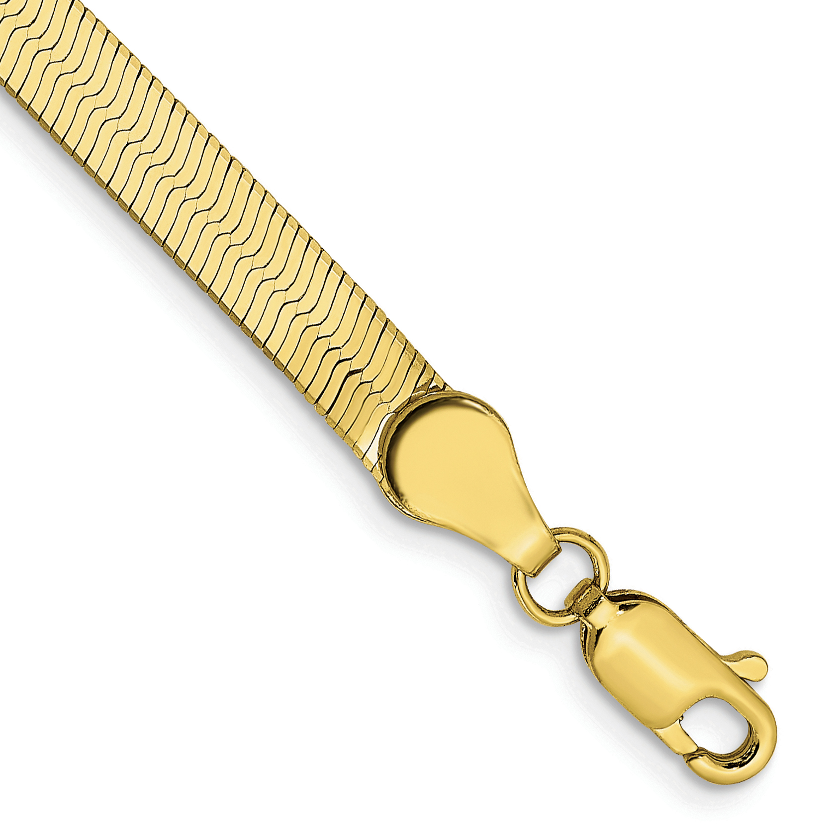 10k 4mm Silky Herringbone Chain (10SK040-9)