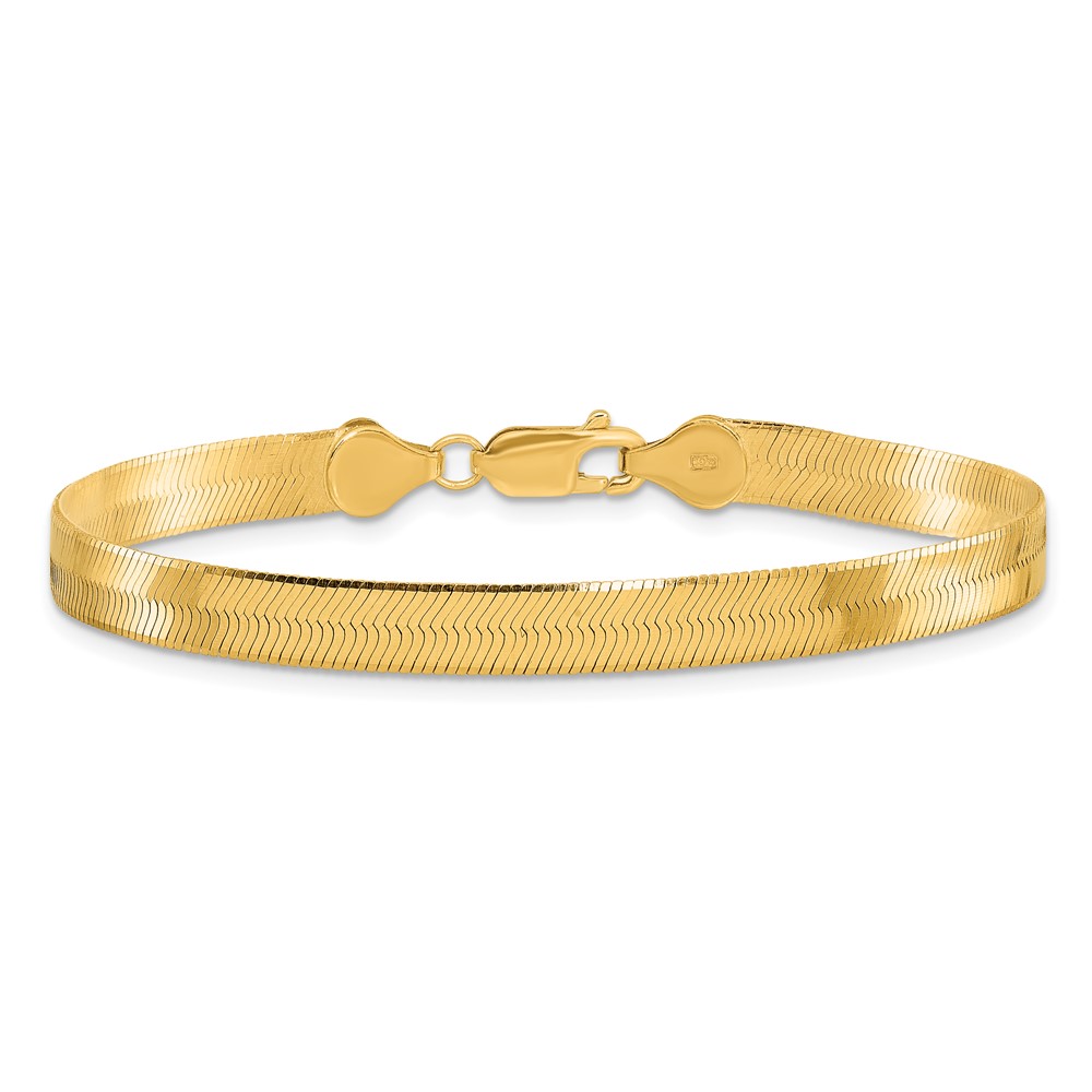 10k 5.5mm Silky Herringbone Chain (10SK055-8)