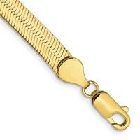 10K 5.5mm Silky Herringbone Chain view 1