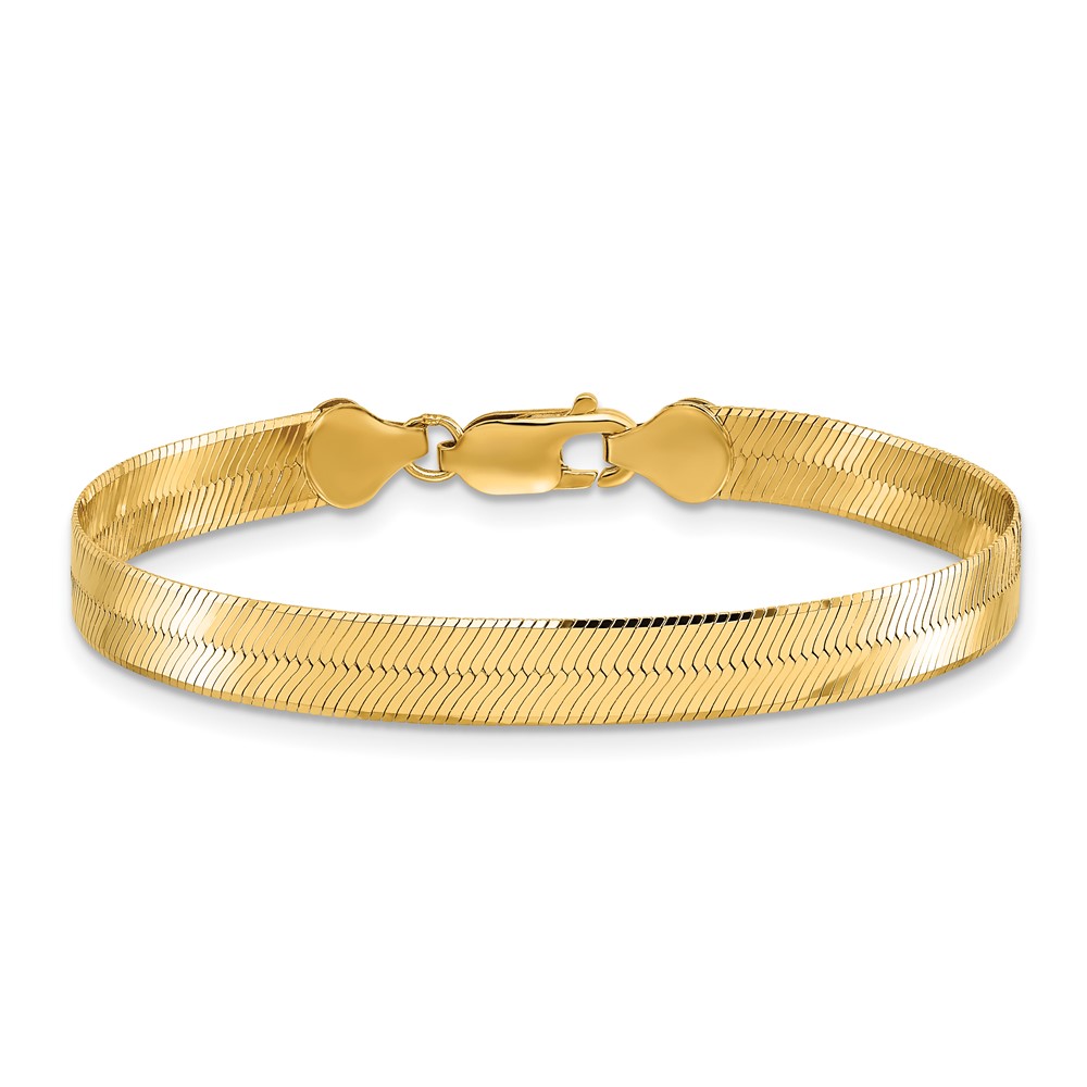 10K 6.5mm Silky Herringbone Chain (10SLK065-7)