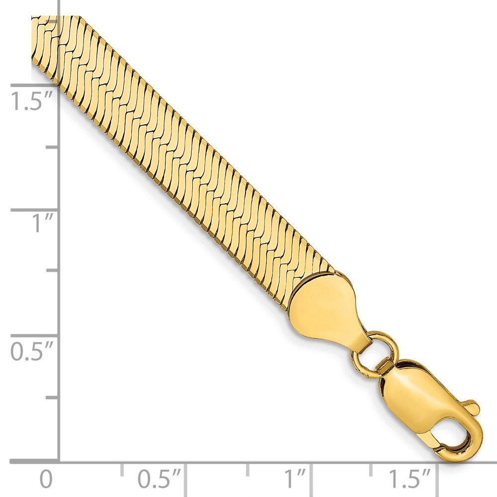 10K 6.5mm Silky Herringbone Chain (10SLK065-7)