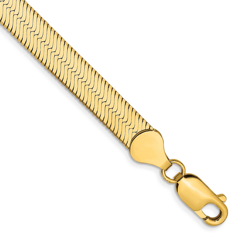 10K 6.5mm Silky Herringbone Chain (10SLK065-7)