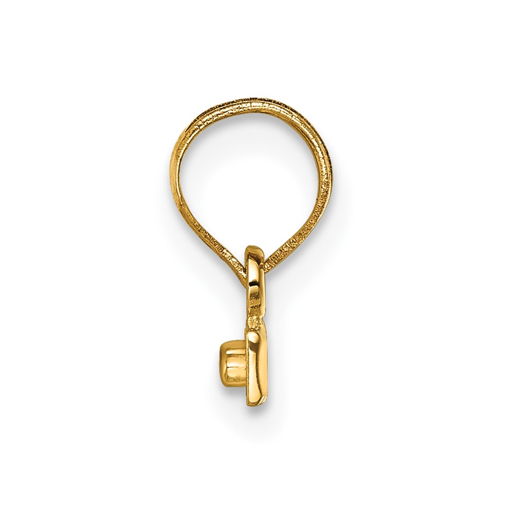 10ky Casted Small Diamond-cut Top Charm (10SMTOP)