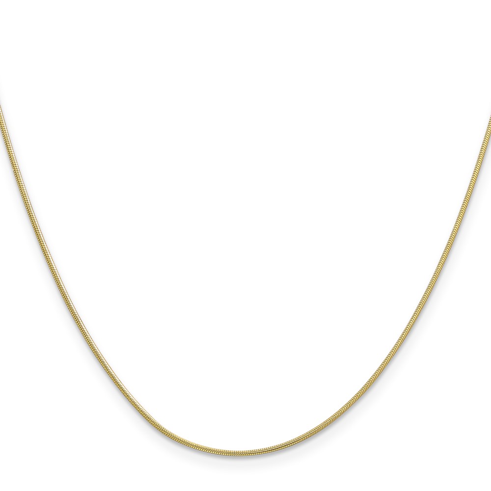 10k .9mm Round Snake Chain (10SN080-20)