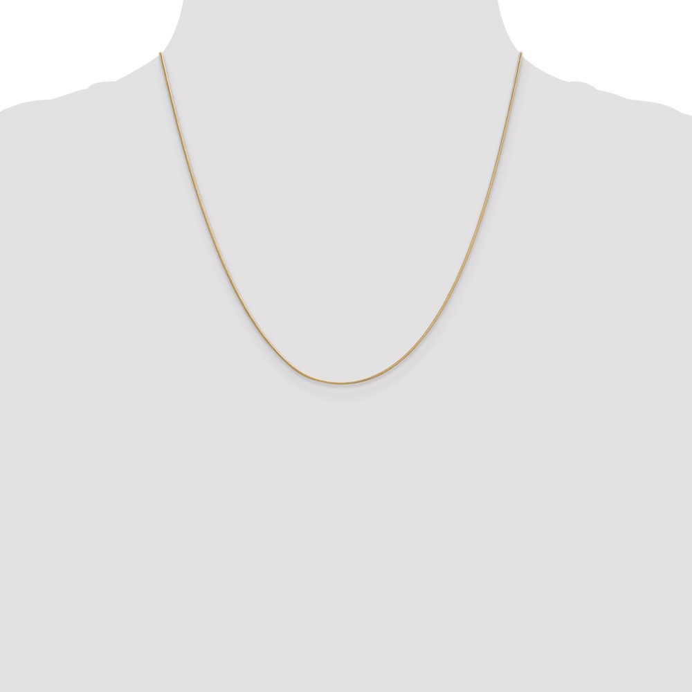 10k .9mm Round Snake Chain (10SN080-20)