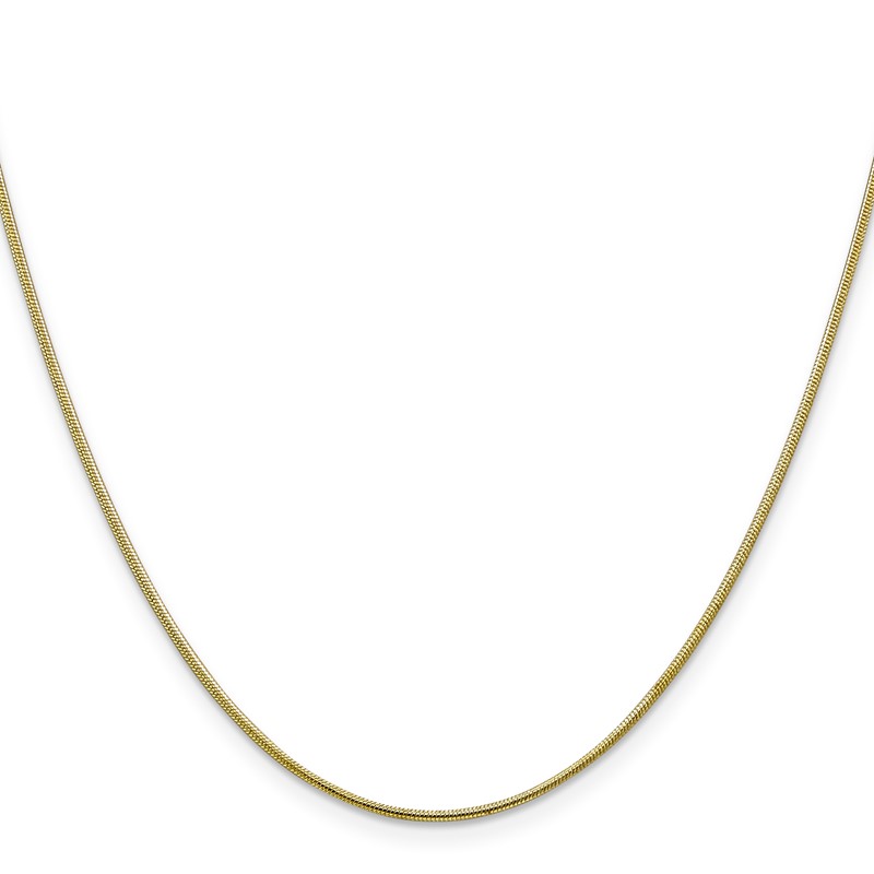 10k 1.1mm Round Snake Chain