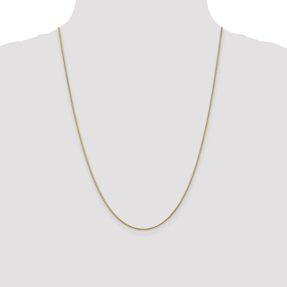 10k 1.1mm Round Snake Chain (10SN100-24)
