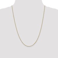 10K 1.1mm Yellow Gold Round Snake Chain view 4