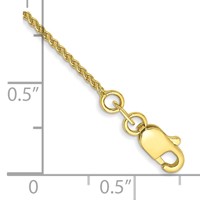 10K 1.05mm Yellow Gold Spiga Chain view 2
