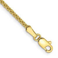 10K 1.7mm Yellow Gold Spiga Chain view 1