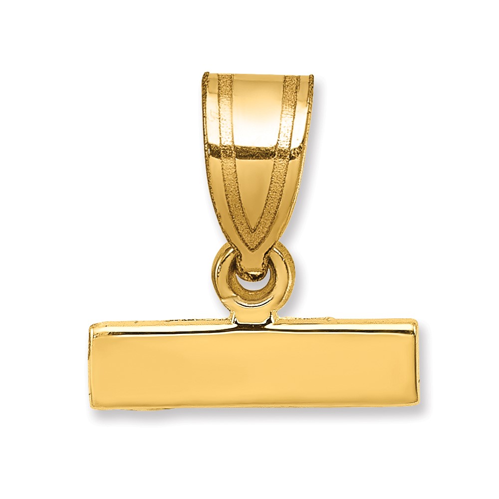 10ky Casted Small Polished Top Charm (10SPTOP)
