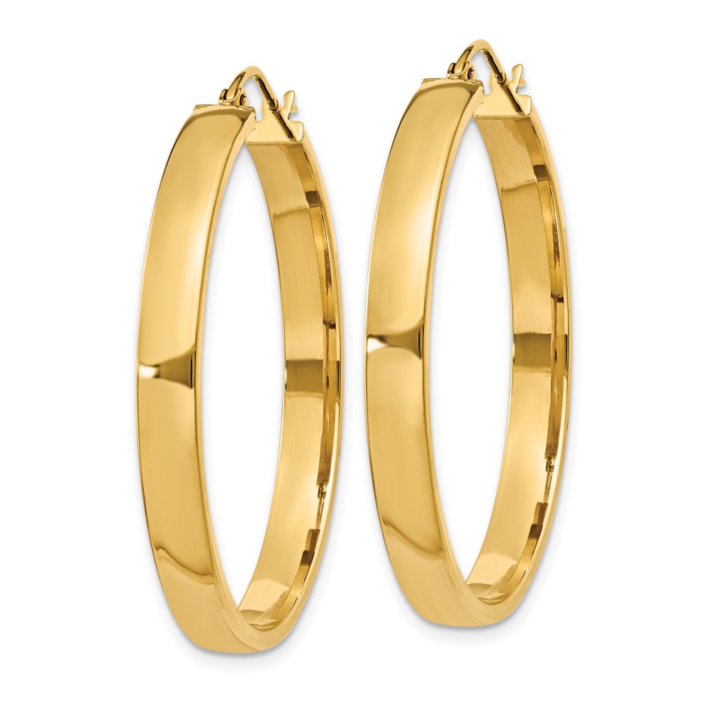 10k Polished Hoop Earring (10TA242)