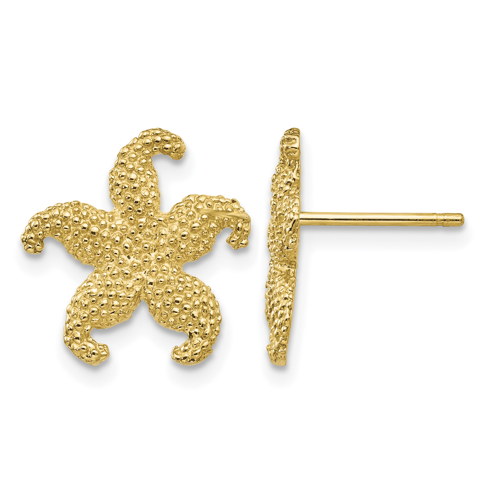 10K Starfish Post Earrings (10TC586)