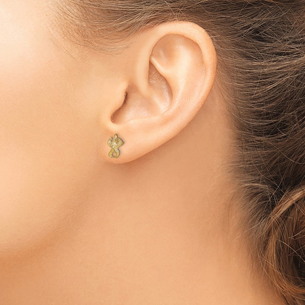 10k Starfish Post Earrings (10TE780)