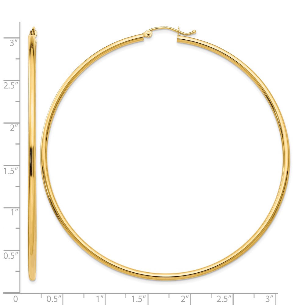 10k Hoop Earrings (10TF549)