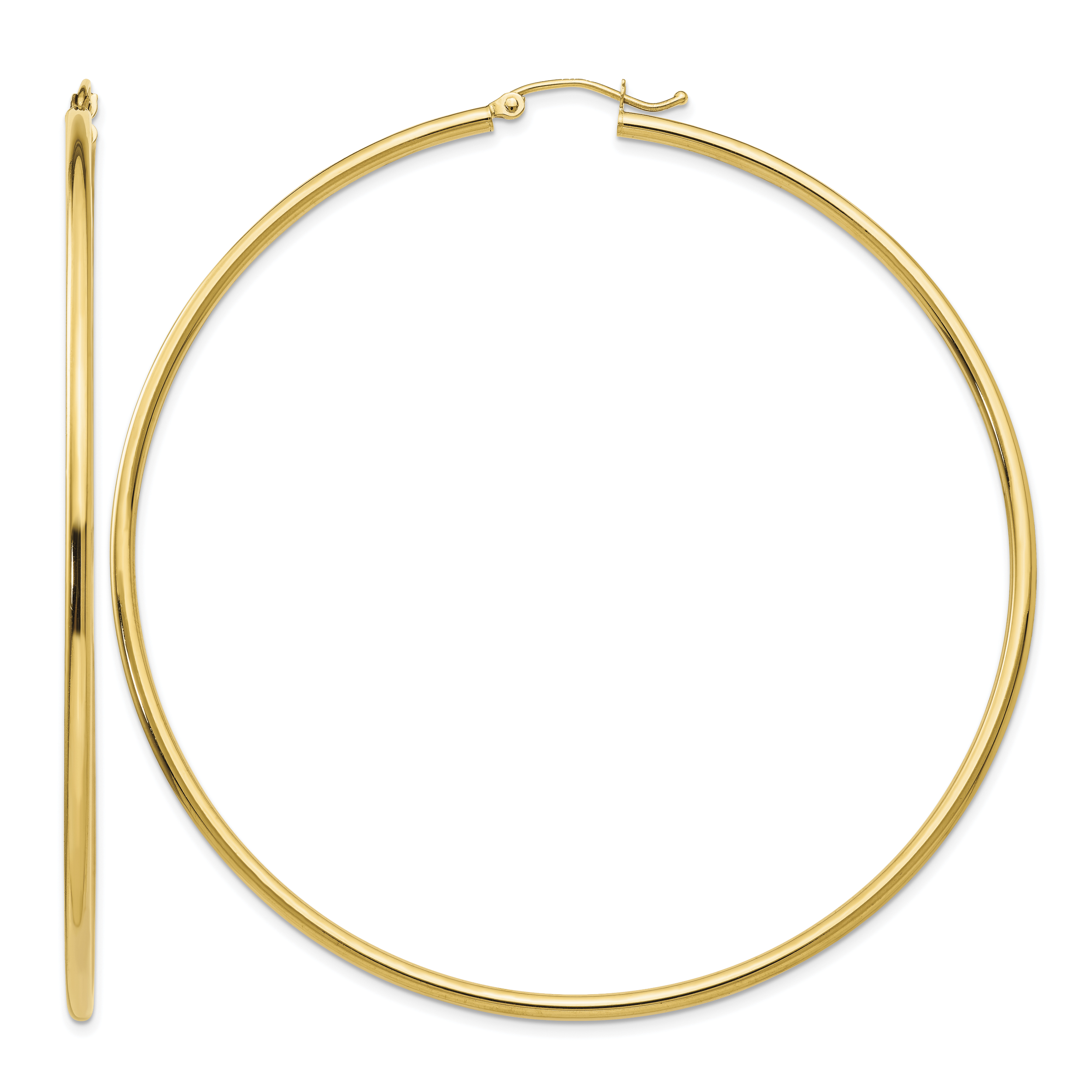 10k Hoop Earrings (10TF549)