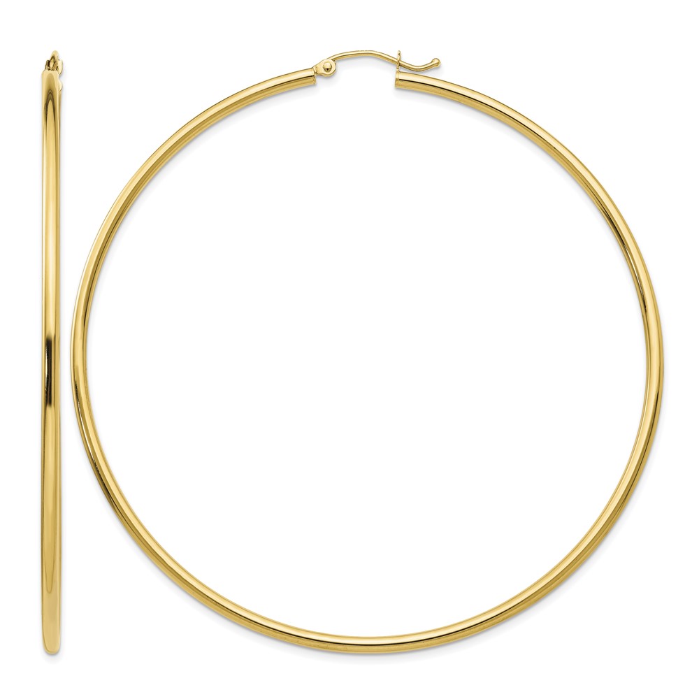 10k Hoop Earrings (10TF549)