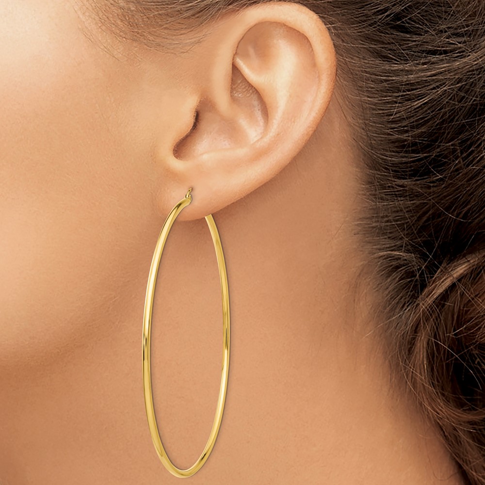 10k Hoop Earrings (10TF550)