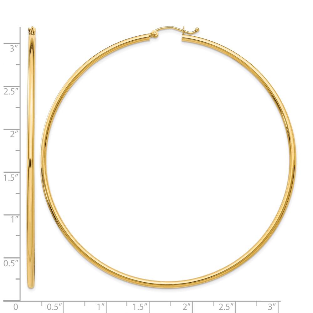 10k Hoop Earrings (10TF550)
