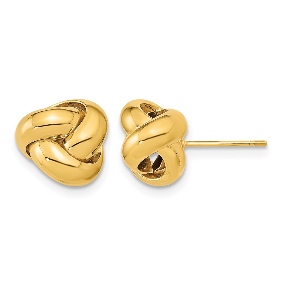 10k Polished Love Knot Post Earrings (10TL1048)