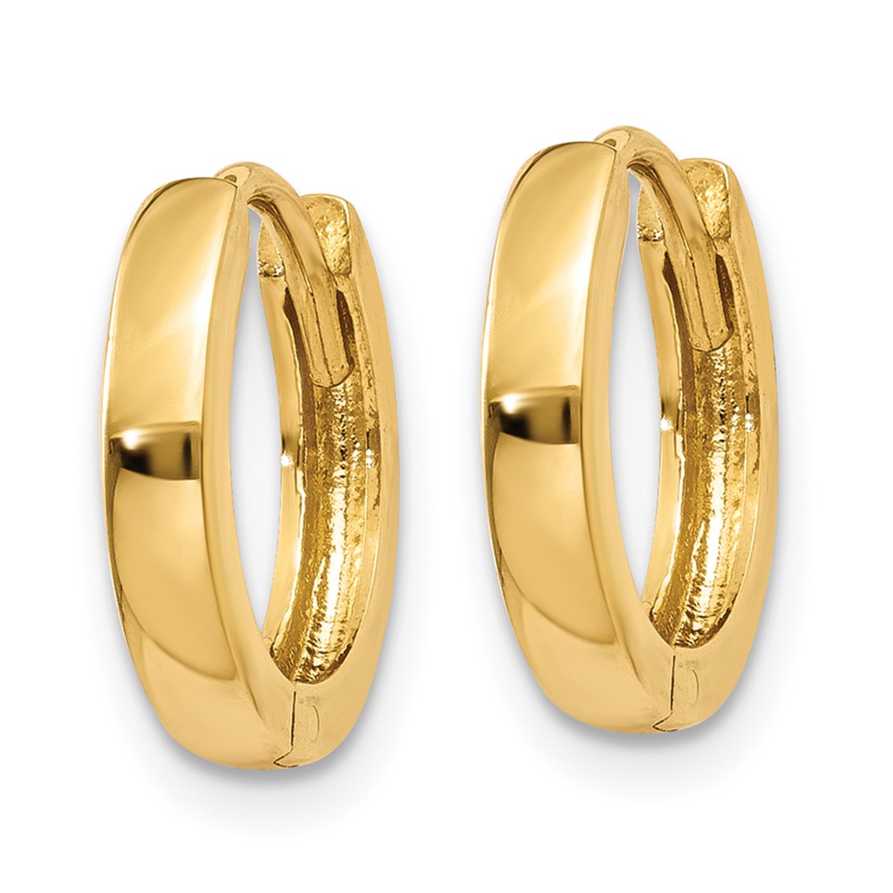 10k 2.25mm Hinged Hoop Earrings (10TL153)
