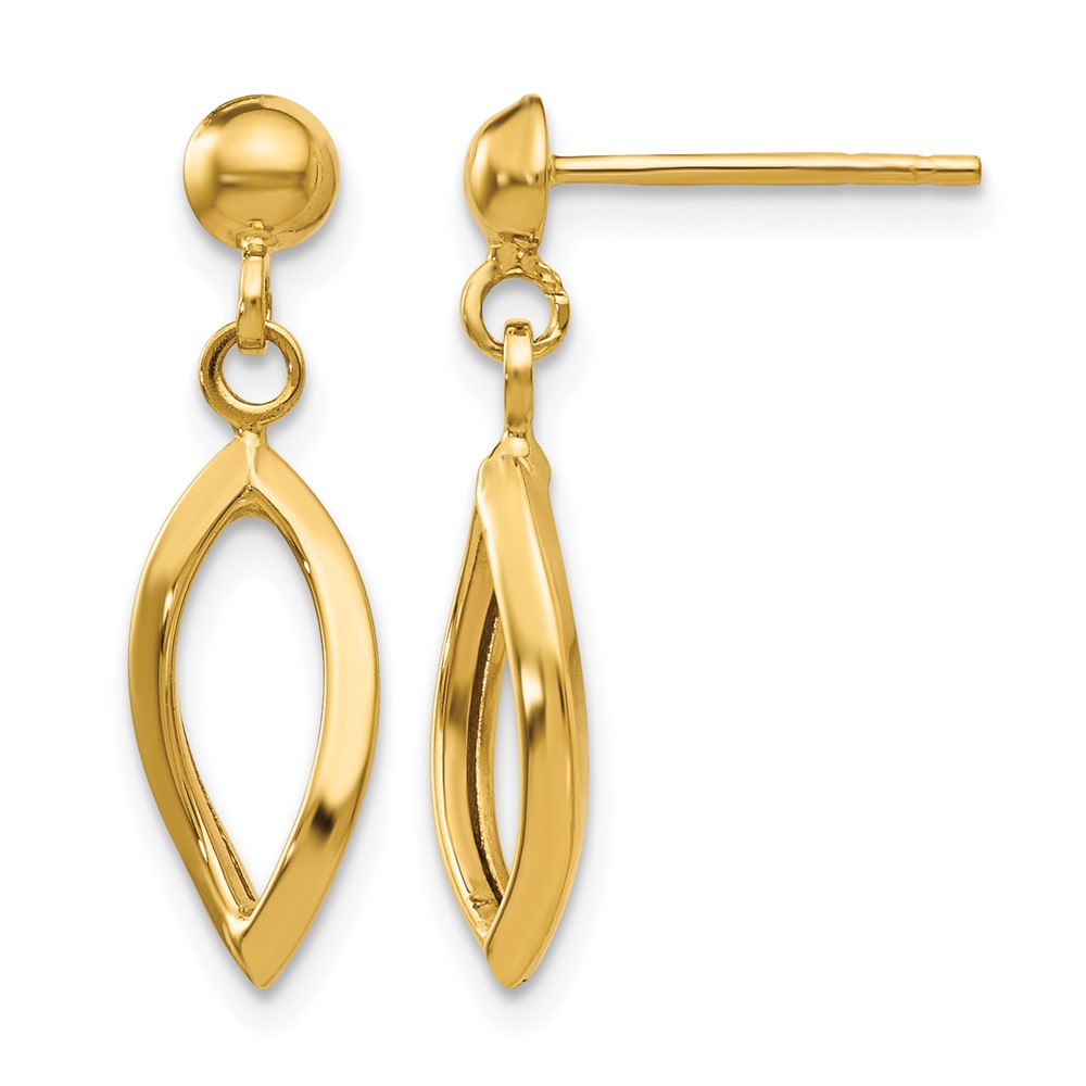 10k Post Dangle Earrings (10TL899)