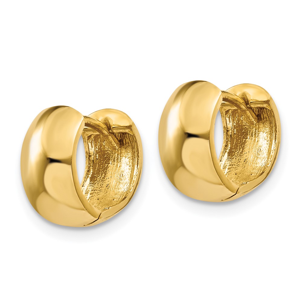 10K Hinged Hoop Earrings (10TM614)