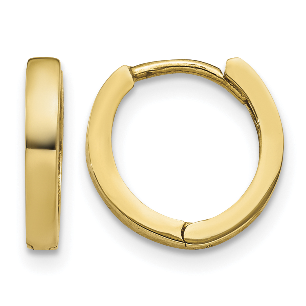 10k Hinged Hoop Earrings (10TM619)