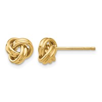 10K Love Knot Post Earrings view 1