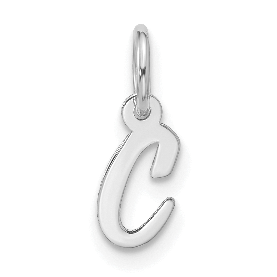 10kw Small Script Initial C Charm (10WC1556C)