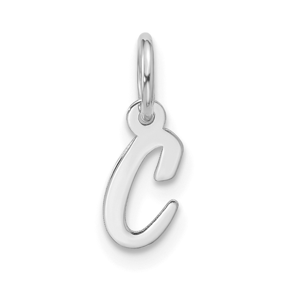 10kw Small Script Initial C Charm (10WC1556C)