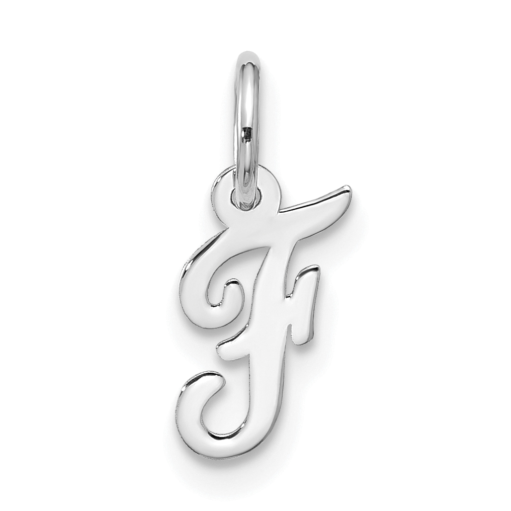 10kw Small Script Initial F Charm (10WC1556F)