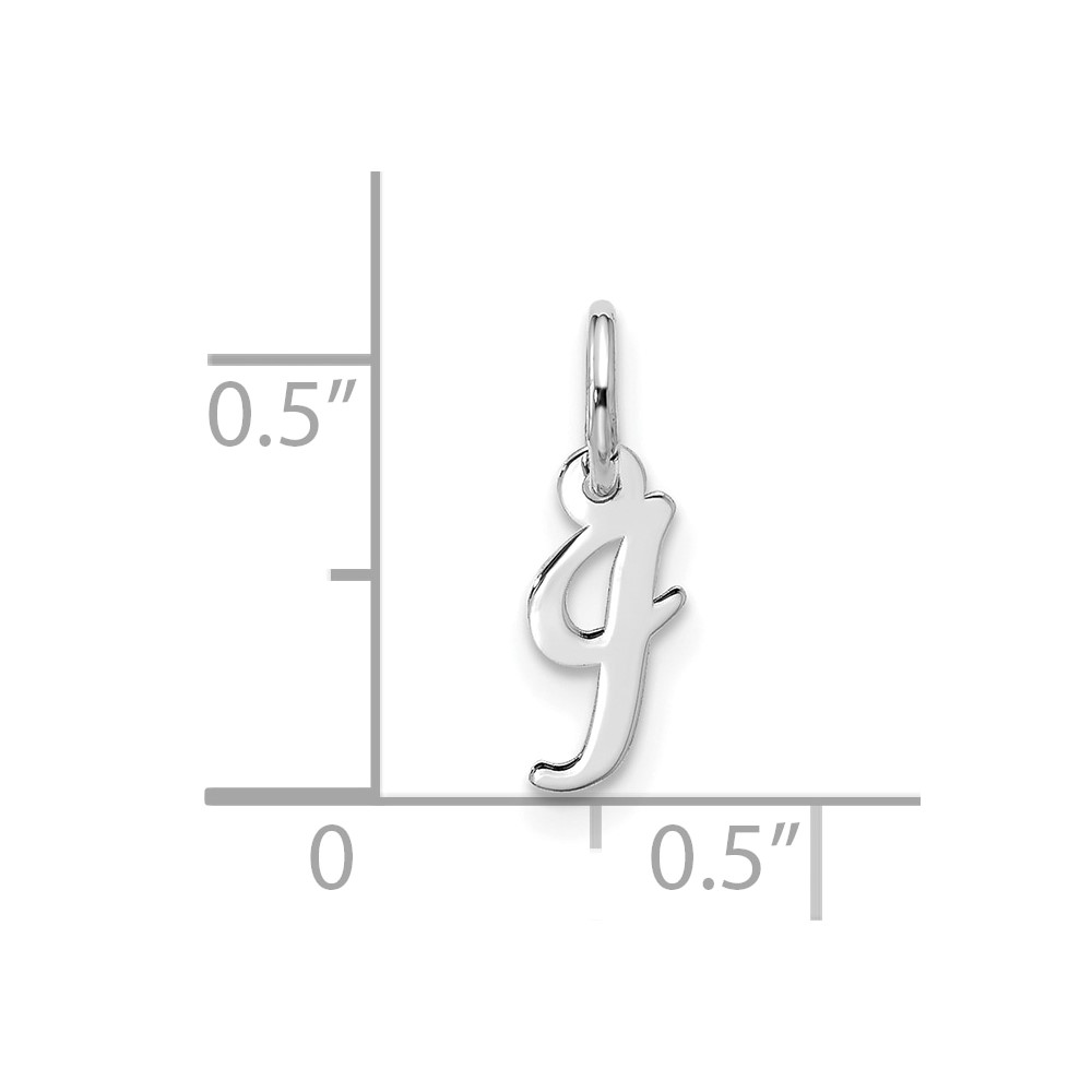 10kw Small Script Initial I Charm (10WC1556I)
