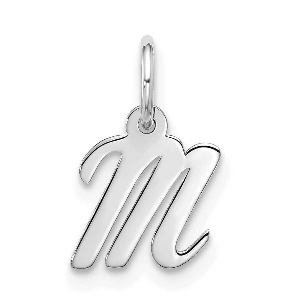 10kw Small Script Initial M Charm (10WC1556M)