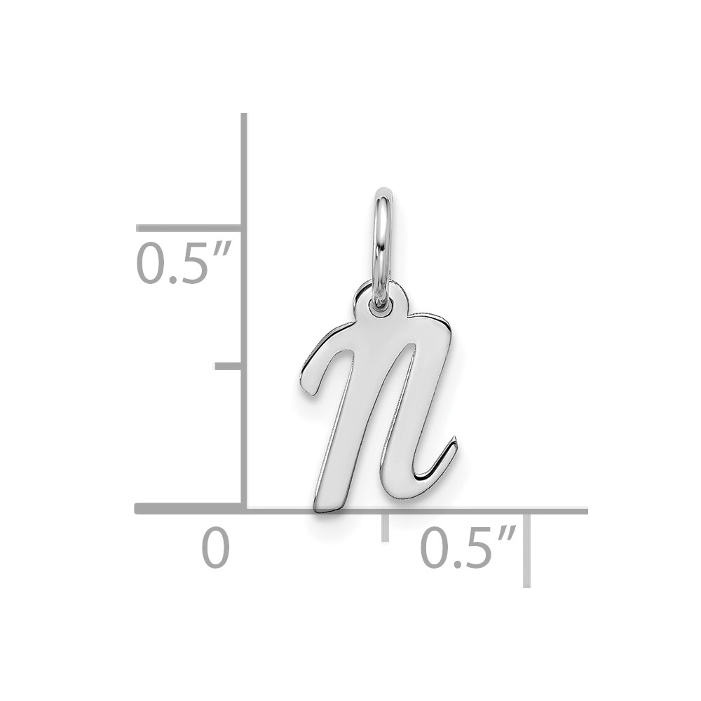 10kw Small Script Initial N Charm (10WC1556N)